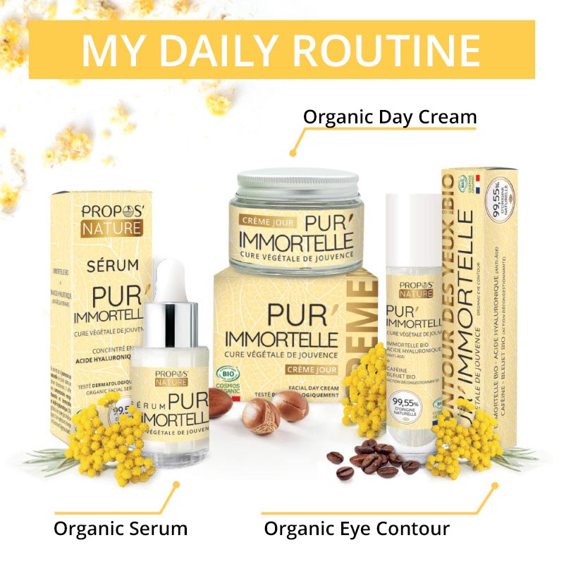 My Daily Routine - 3 Pur'Immortelle Organic Anti-Aging products- Elliotti