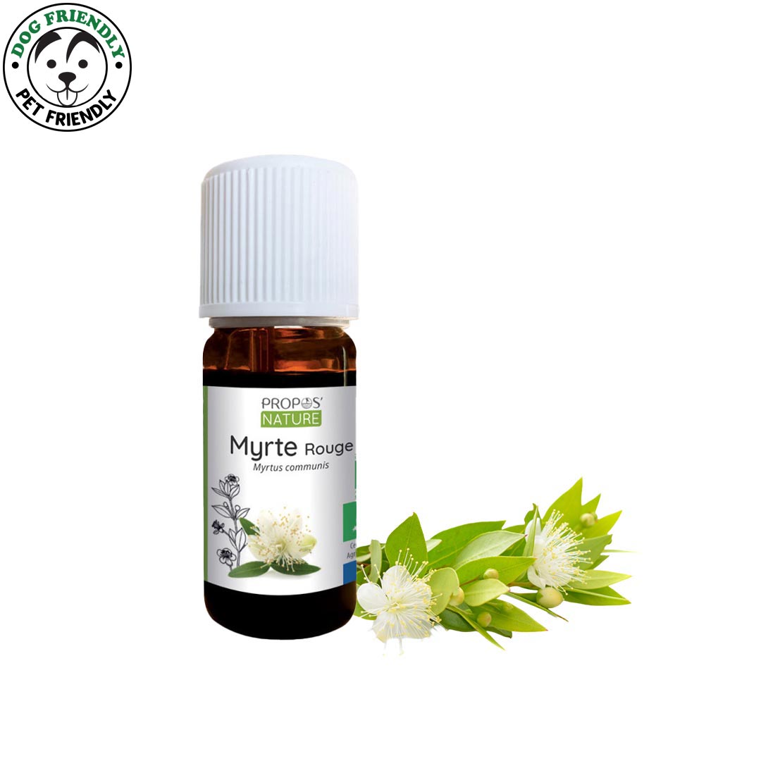 Myrtle Organic Essential Oil, 10ml - Safe to diffuse around dogs - Elliotti