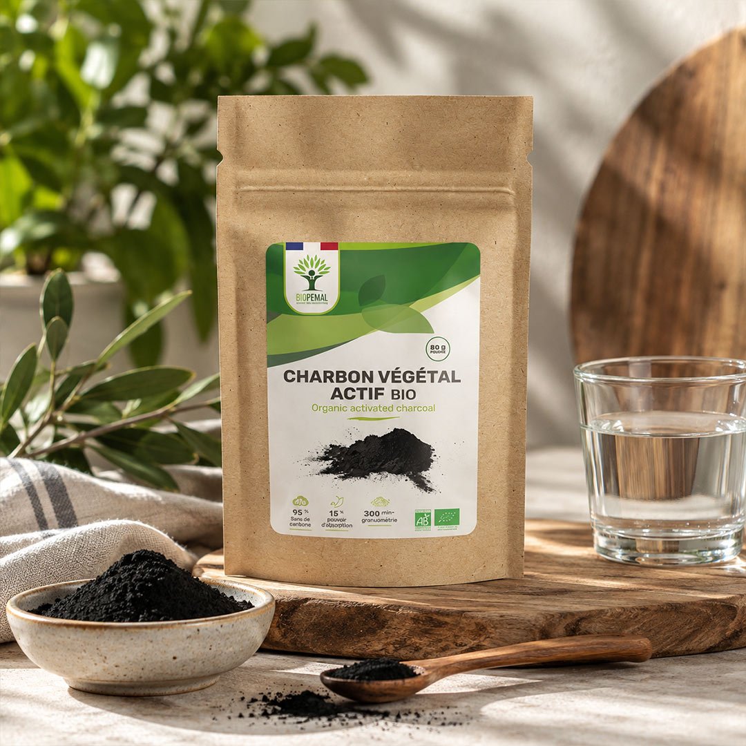 Bioptimal Organic Activated Charcoal Powder, 50g - Elliotti