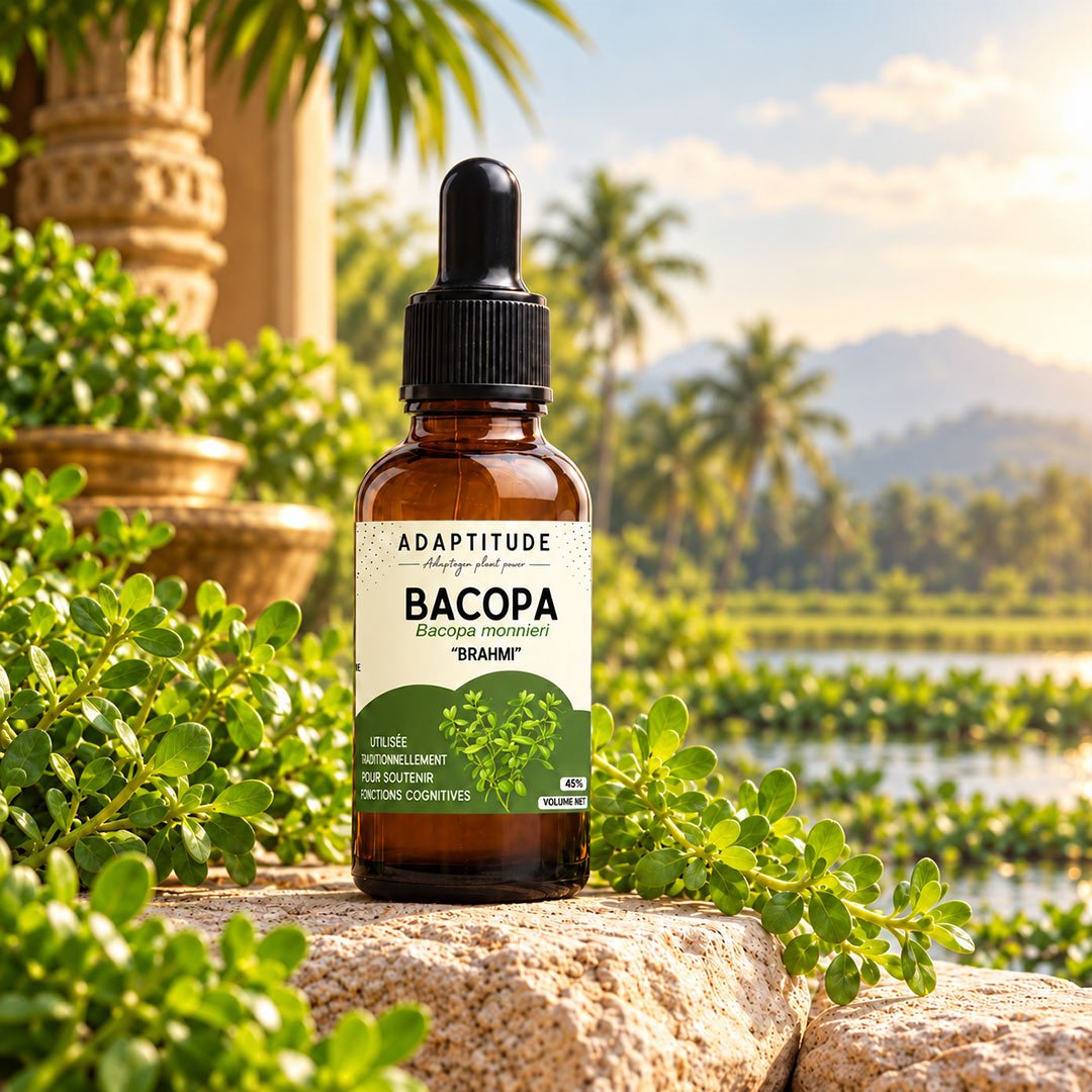 Adaptitude Organic Bacopa (Brahmi) Extract, 50 ml - Elliotti