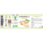 Bioptimal Organic Ginger Powder, 200 capsules - Elliotti