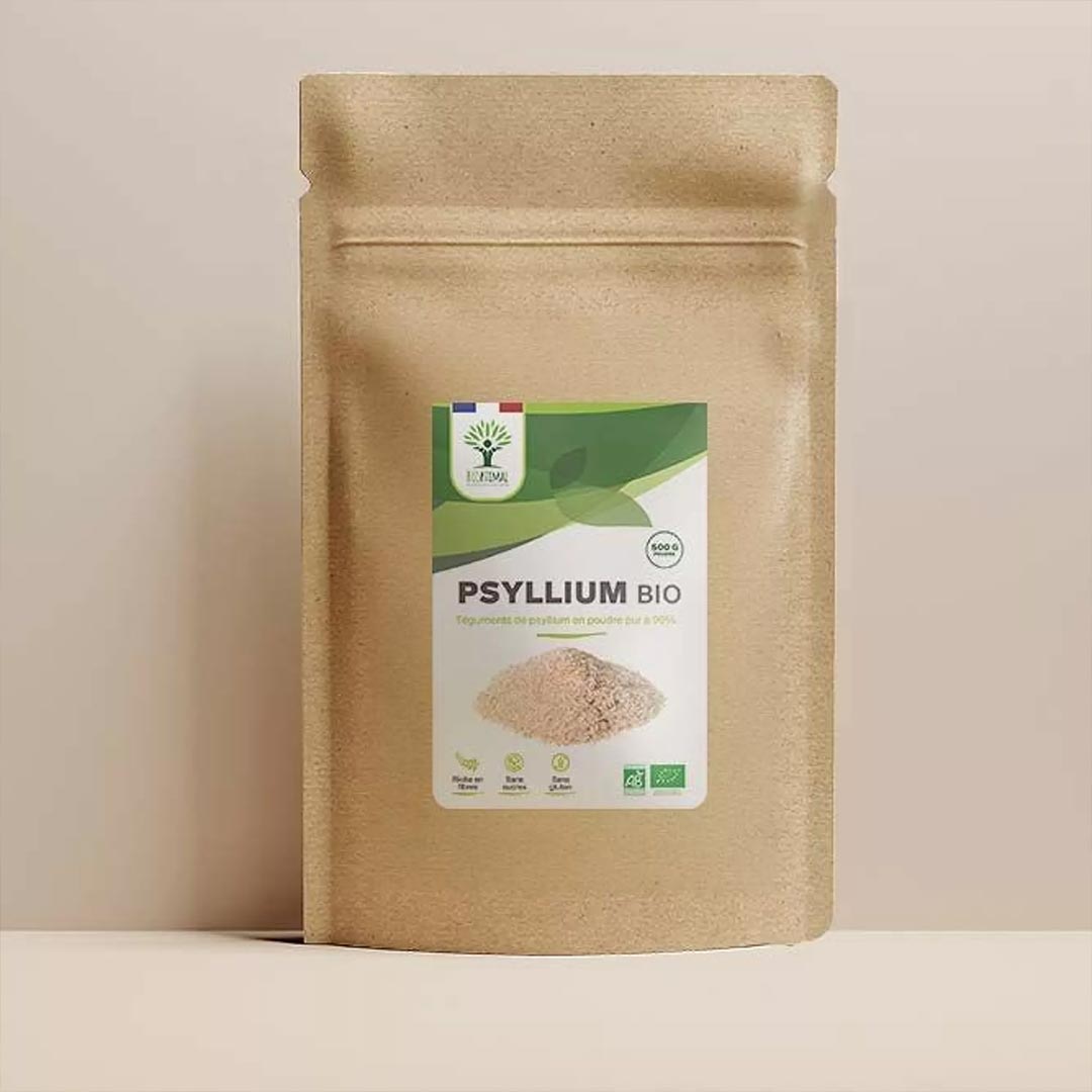 Bioptimal Organic Psyllium Powder, 500g - Elliotti
