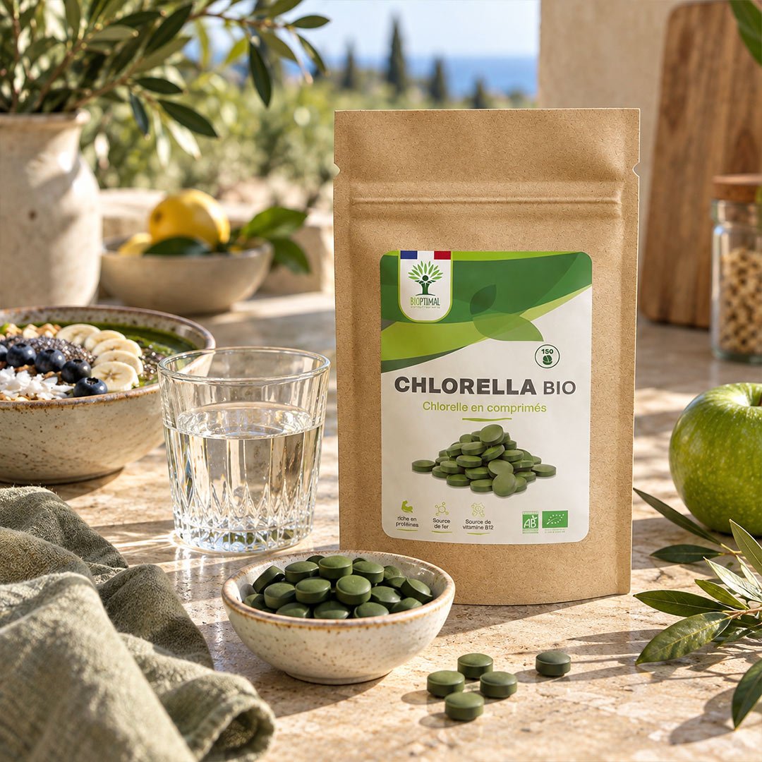 Bioptimal Organic Pure Chlorella, 150 Tablets - Elliotti