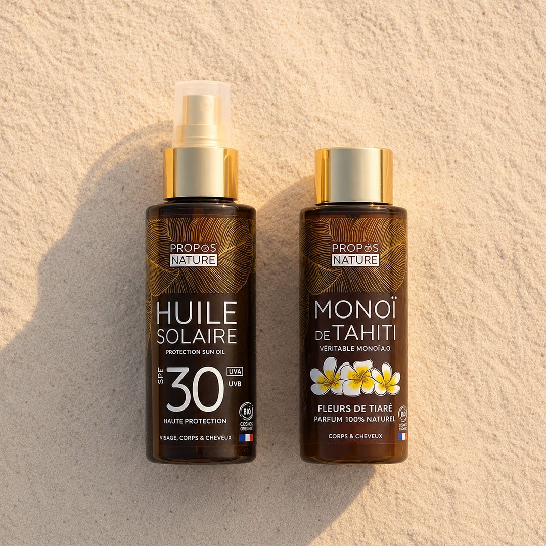 Elliotti Organic SPF 30 Sun Oil & Monoi de Tahiti Set - Elliotti
