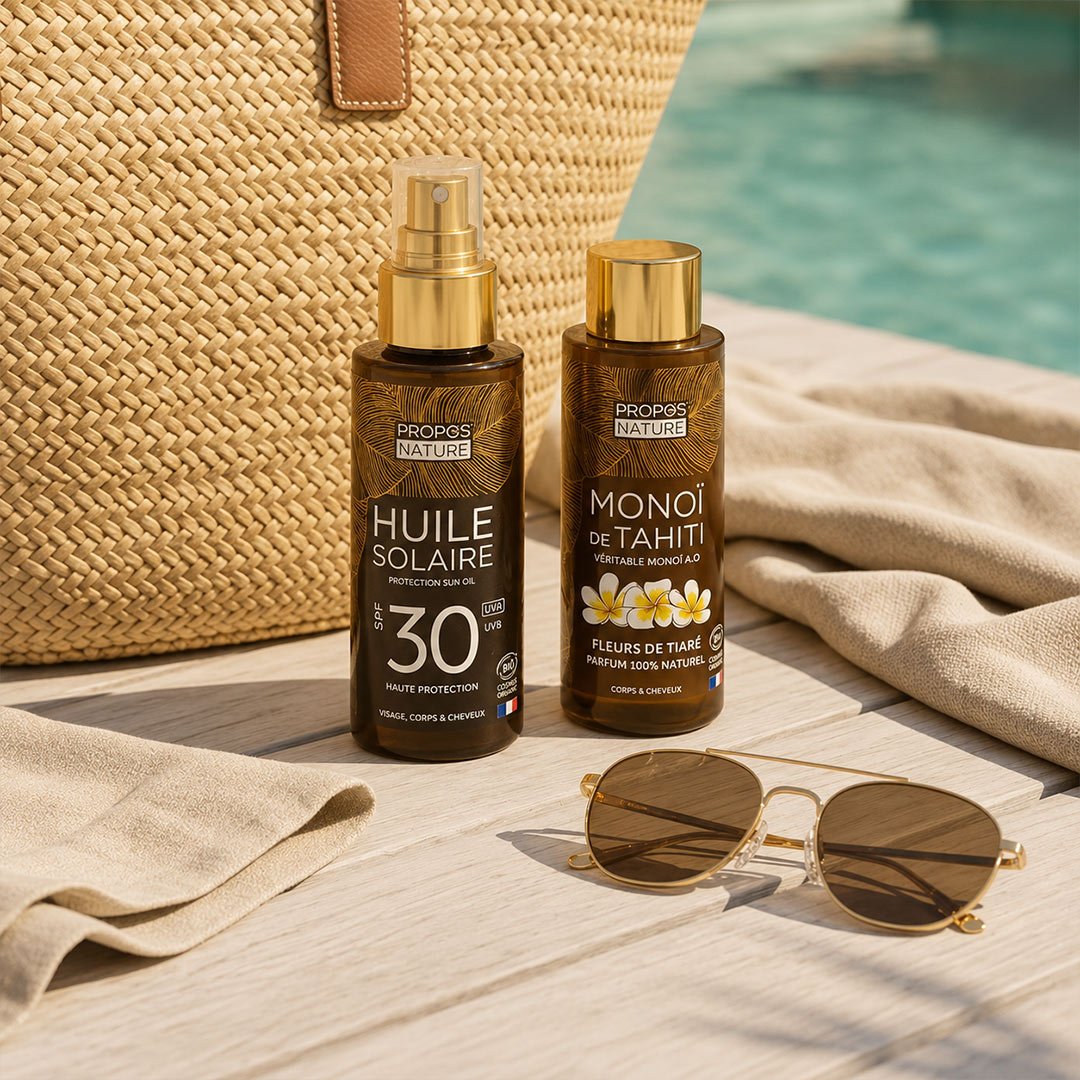 Elliotti Organic SPF 30 Sun Oil & Monoi de Tahiti Set - Elliotti