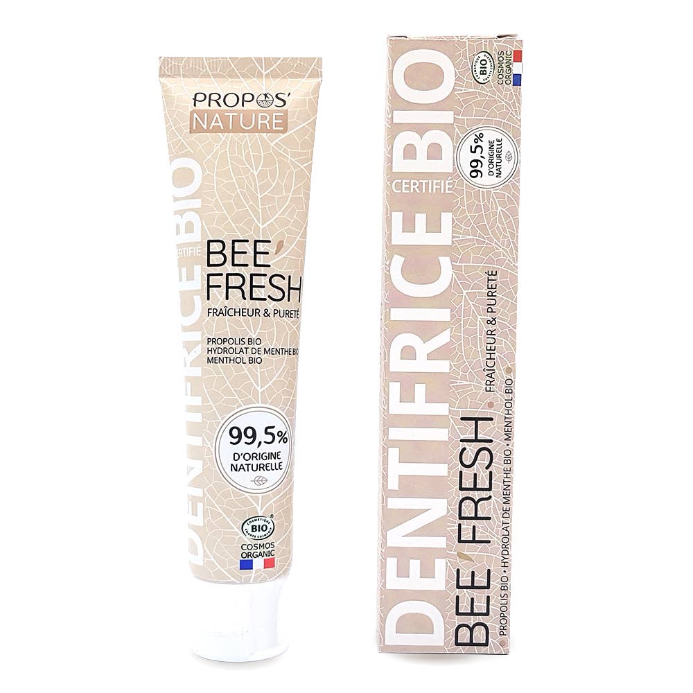 Laboratoire Propos'Nature Organic Toothpaste - Propolis & Menthol - Fluoride Free - 75ml - Elliotti