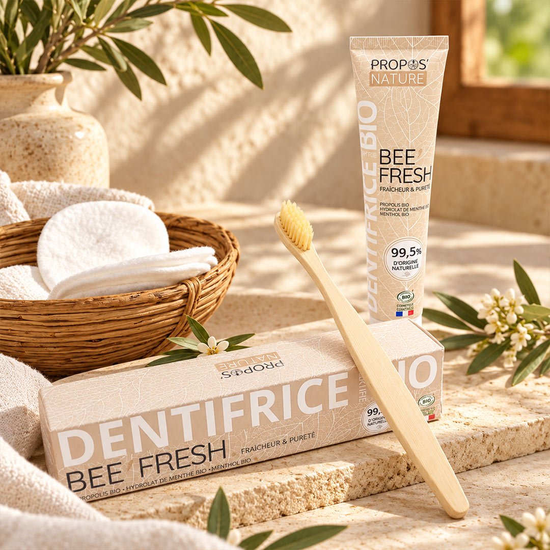 Propos'Nature Organic Toothpaste - Propolis & Menthol - Fluoride Free - 75ml - Elliotti