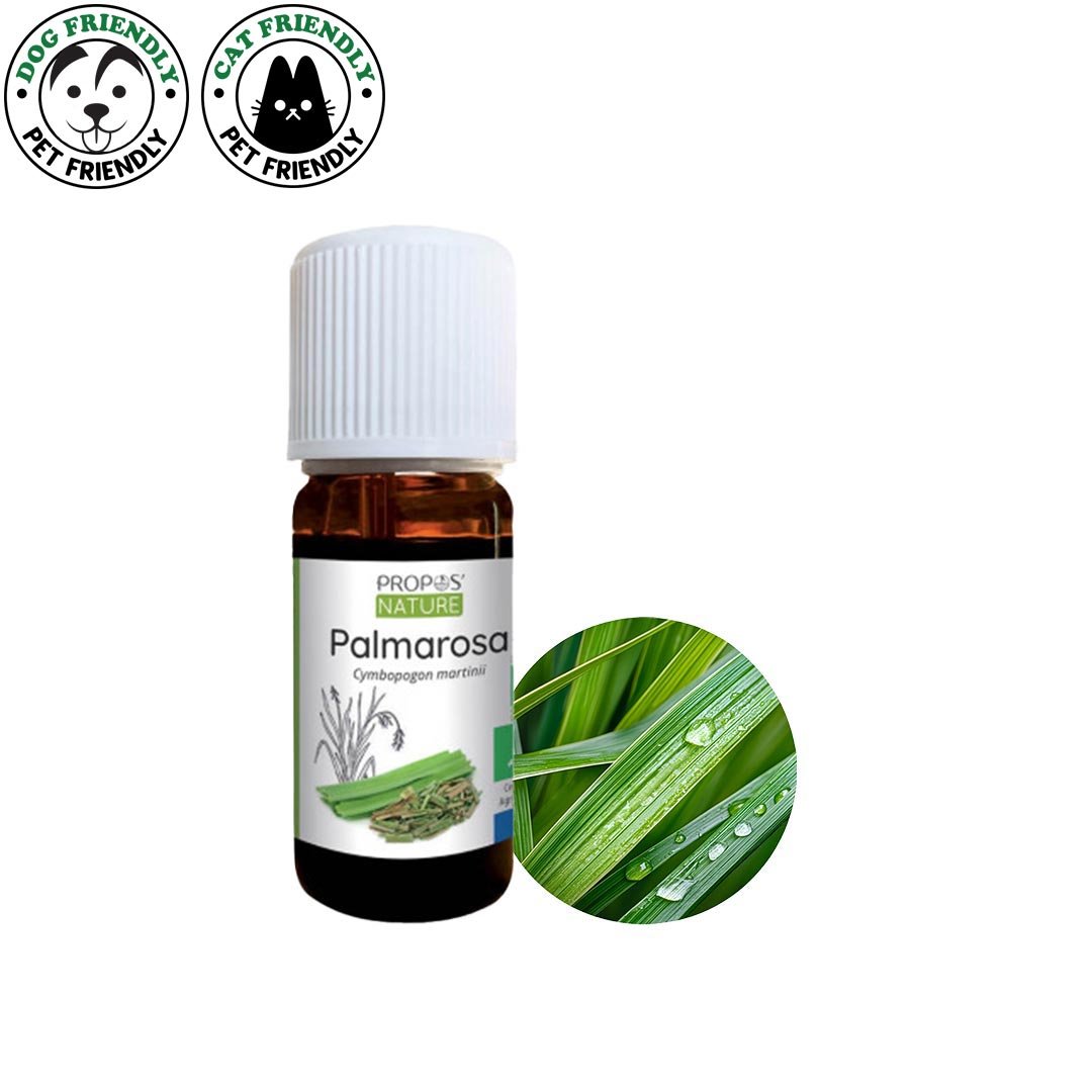 Propos'Nature Palmarosa Organic Essential Oil, 10ml - Elliotti