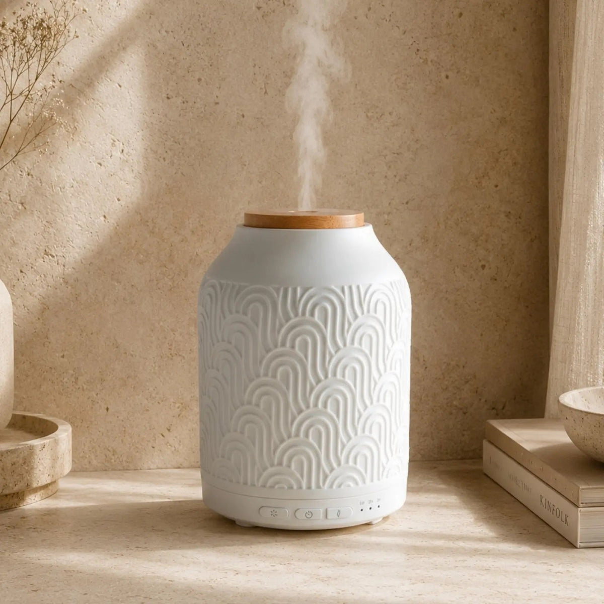 Zen Arome Prague Connected Ultrasonic Diffuser - Smart Home Compatible (Google & Alexa) - Elliotti