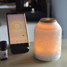 Zen Arome Prague Connected Ultrasonic Diffuser - Smart Home Compatible (Google & Alexa) - Elliotti