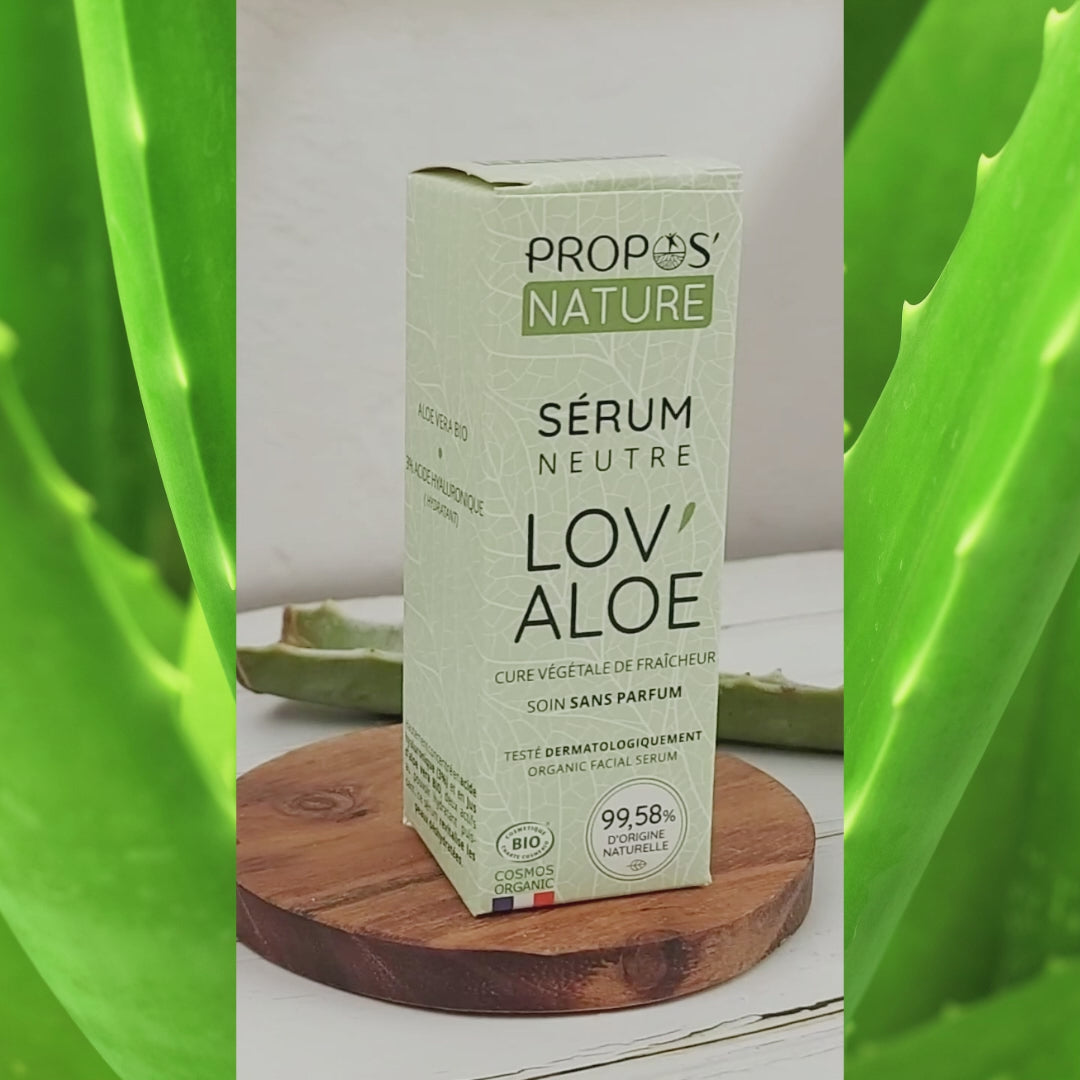 Lov'Aloe Bio Serum, 30ml - video - Elliotti