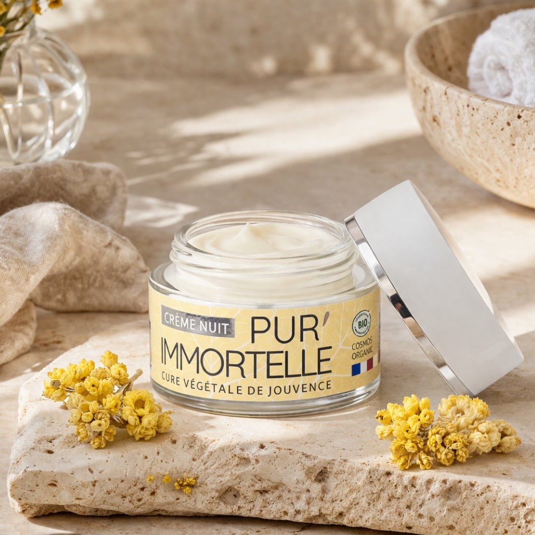 Propos'Nature Pur'Immortelle Organic Night Cream - Anti - aging, 50ml - Elliotti