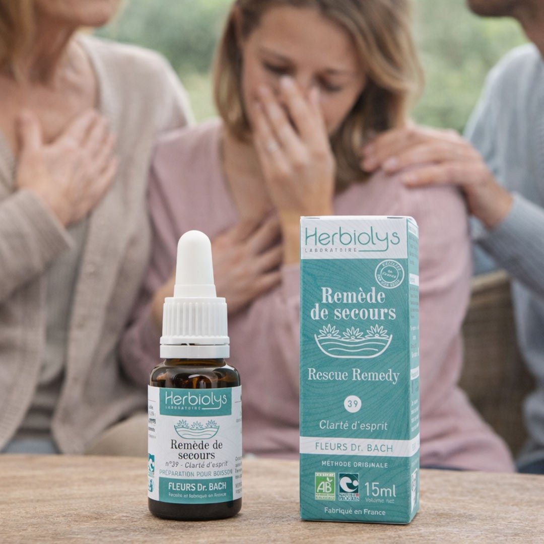 Herbiolys Rescue Remedy – Bach Flower Blend for Stress, Panic & Emotional Balance - Elliotti