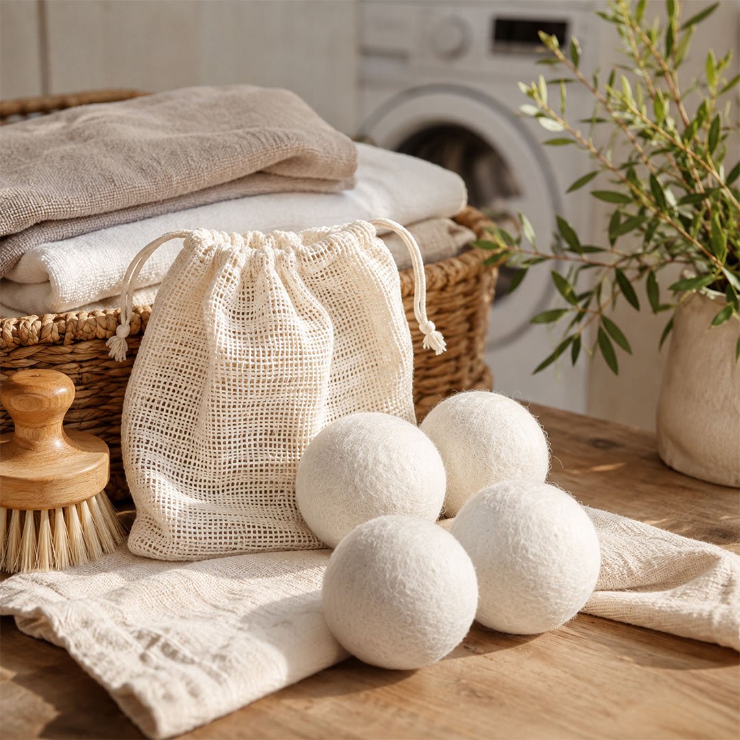 La Droguerie Ecologique - ECODIS Set of 3 wool dryer balls - Elliotti