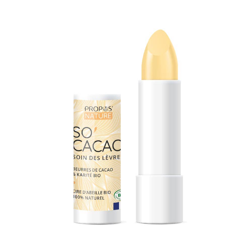 Propos'Nature So'Cacao Organic Lip Balm - Cocoa butter - Elliotti