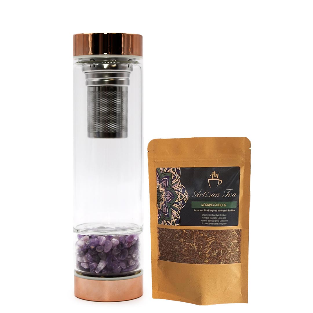 AW Artisan Tea Infuser Gift Set - Amethyst - Elliotti