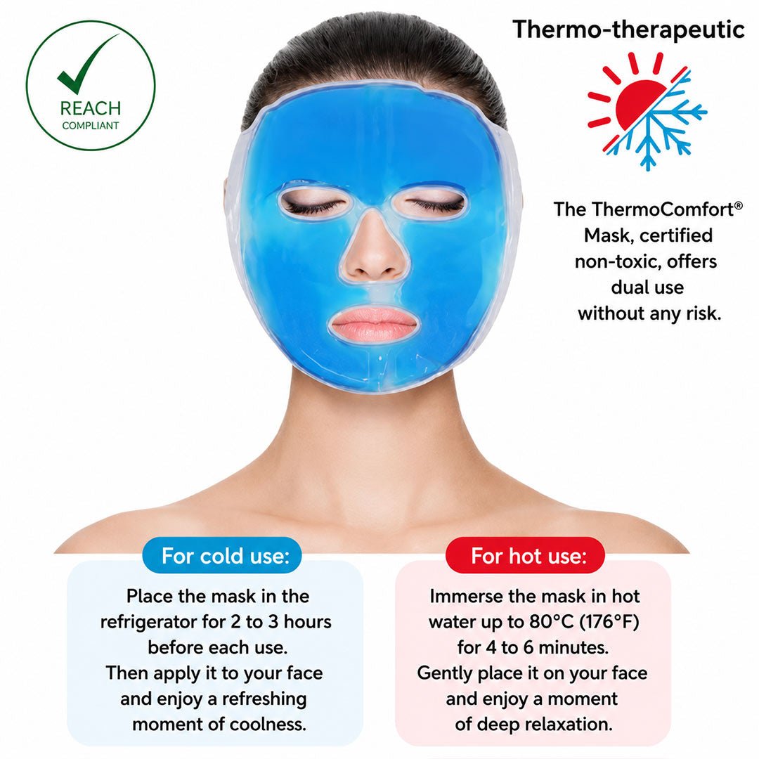 Zen Arome Thermotherapeutic Gel Mask - Hot or Cold Therapy - Elliotti