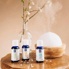 Ad Naturam Ultrasonic Essential Oil Diffuser - Bamboo & Frosted Glass - Elliotti