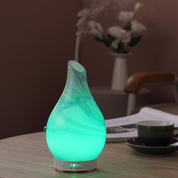 Zen Arome Yangtze Ultrasonic Diffuser - Hand - Painted Glass - Elliotti
