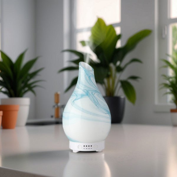 Zen Arome Yangtze Ultrasonic Diffuser - Hand - Painted Glass - Elliotti