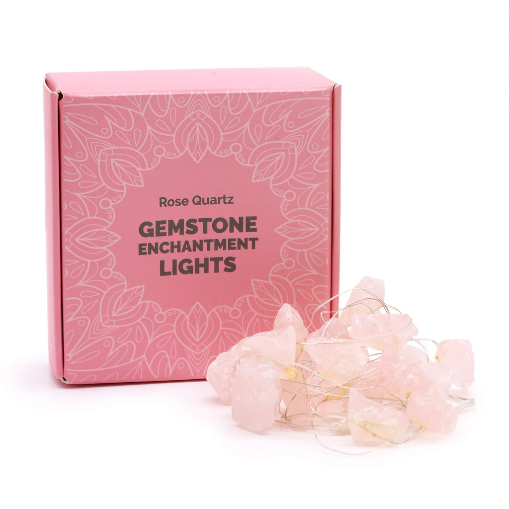 AW Artisan Gemstone Enchantment Lights - Rose Quartz - Elliotti
